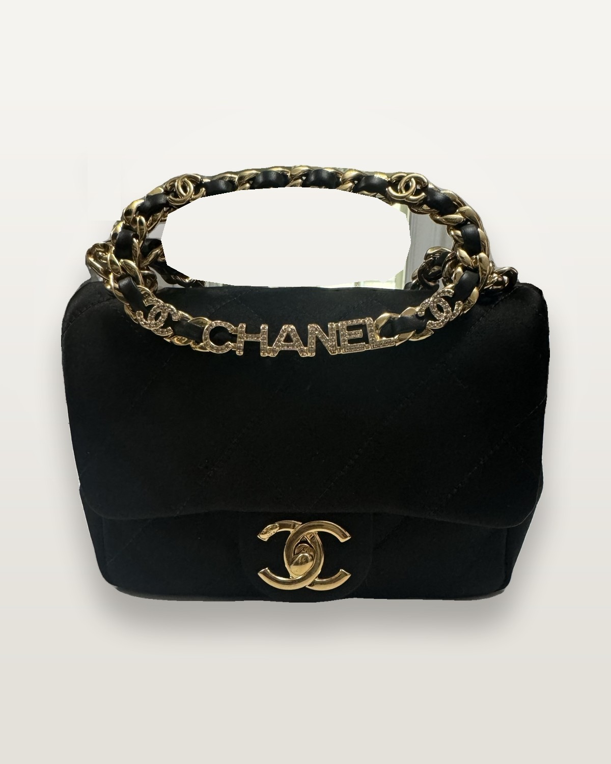 Chanel Logo Chain Flap
